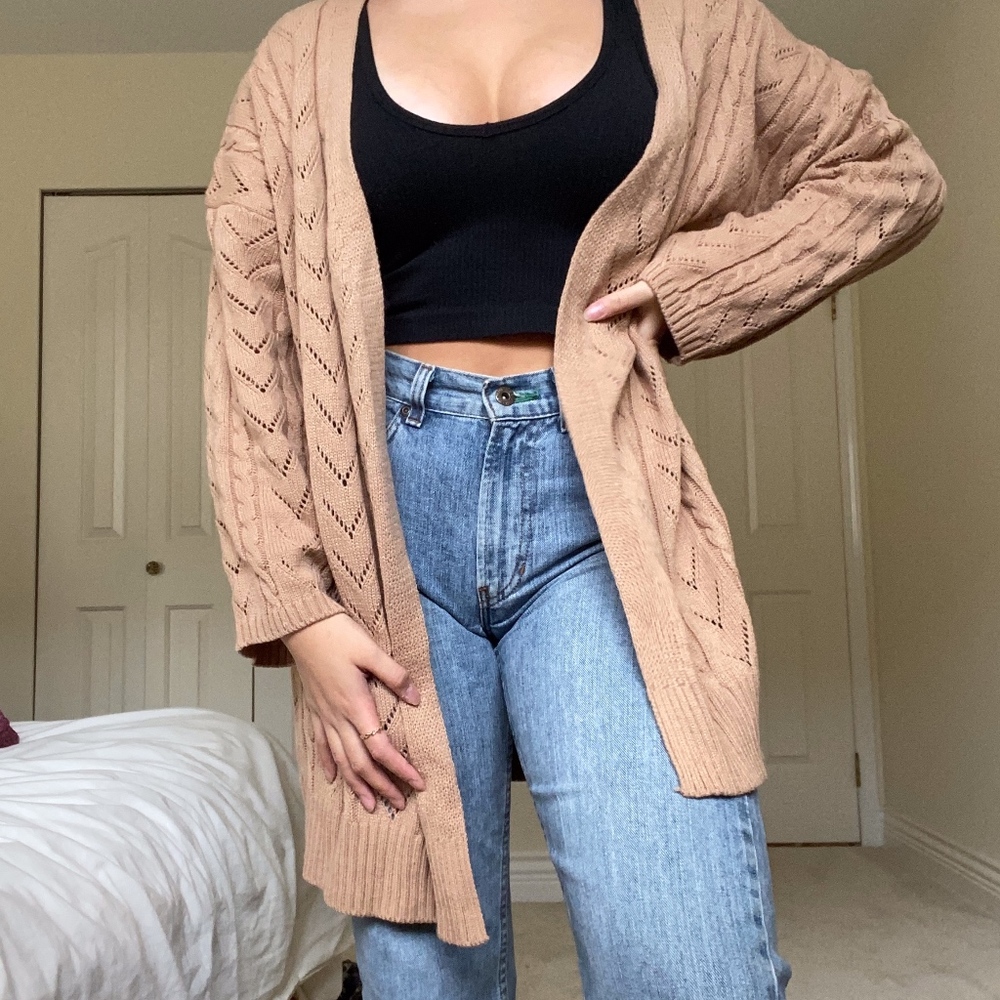 warm cardigan